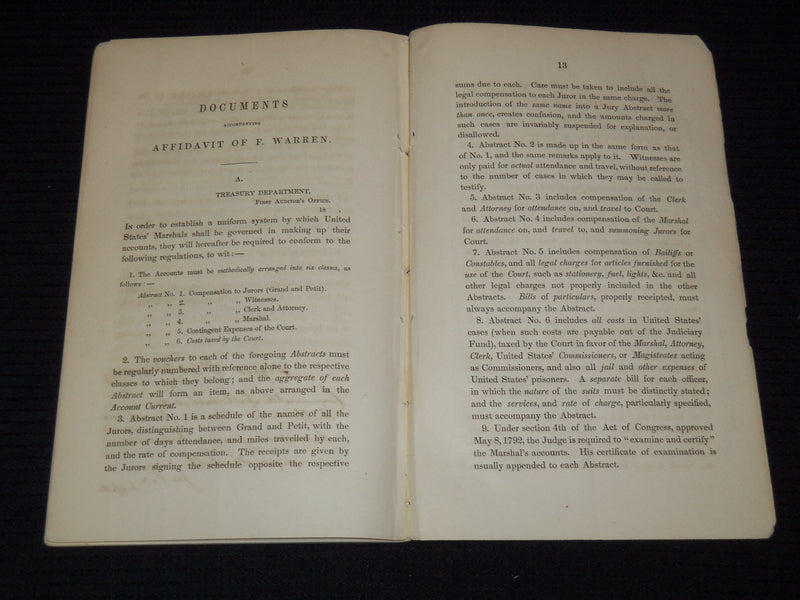 1852 ISAAC BARNES LETTER TO ELISHA WHITTLESEY - PATRICK RILEY & WARREN - J 7504