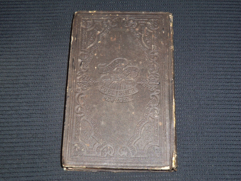 1852 MEMOIR OF ALFRED BENNETT BOOK BY H. HARVEY - KD 9420