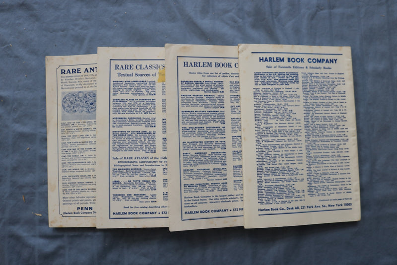 1968-1972 AB BOOKMAN'S YEARBOOK - LOT OF 4 - O 3895
