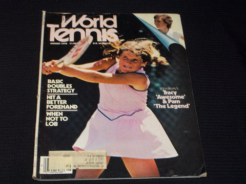 1978 AUGUST WORLD TENNIS MAGAZINE - TRACY AUSTIN FRONT COVER - E 5406
