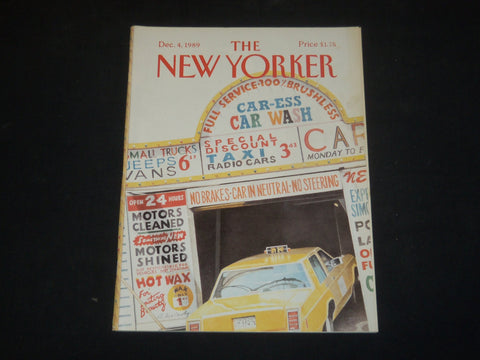 1989 DECEMBER 4 THE NEW YORKER MAGAZINE - ILLUSTRATED COVER - NY 1411