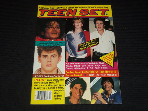 1984 DECEMBER TEEN SET MAGAZINE - DURAN DURAN FRONT COVER - E 14947