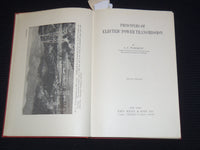 1949 PRINCIPLES OF ELECTRIC POWER TRANSMISSION BOOK BY L. F. WOODRUFF - KD 4270I