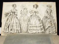 1841 MAY-1842 APRIL THE LADIES' COMPANION MAGAZINE BOUND VOLUME - KD 703Q