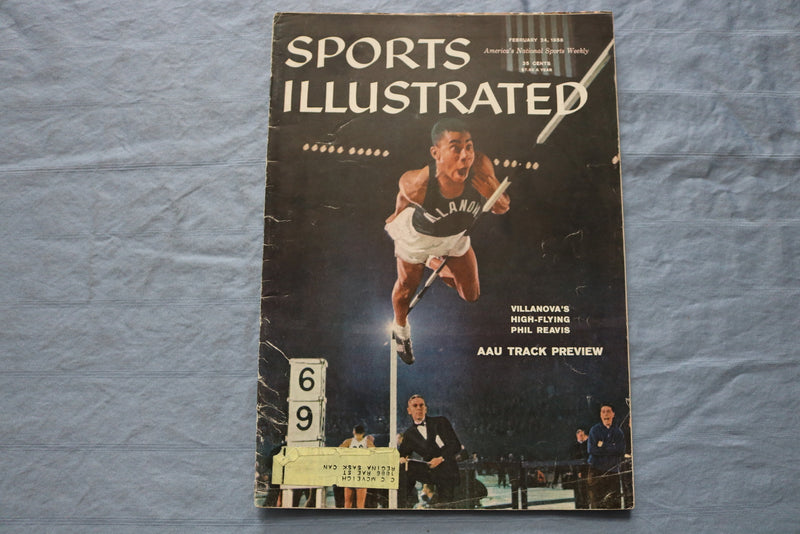 1958 FEBRUARY 24 SPORTS ILLUSTRATED MAGAZINE - PHIL REAVIS COVER - ST 5505T