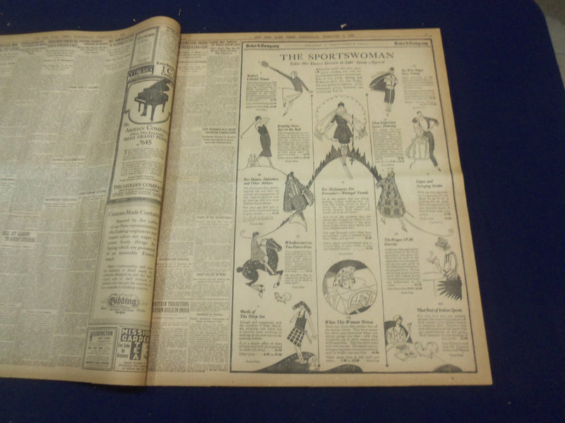 1922 FEBRUARY 8 NEW YORK TIMES - FILM STAR FAINTS AT TAYLOR FUNERAL - NT 9006