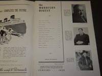1939 JANUARY MORRISON DIGEST MAGAZINE VOLUME 9 NO. 1 - J 3501