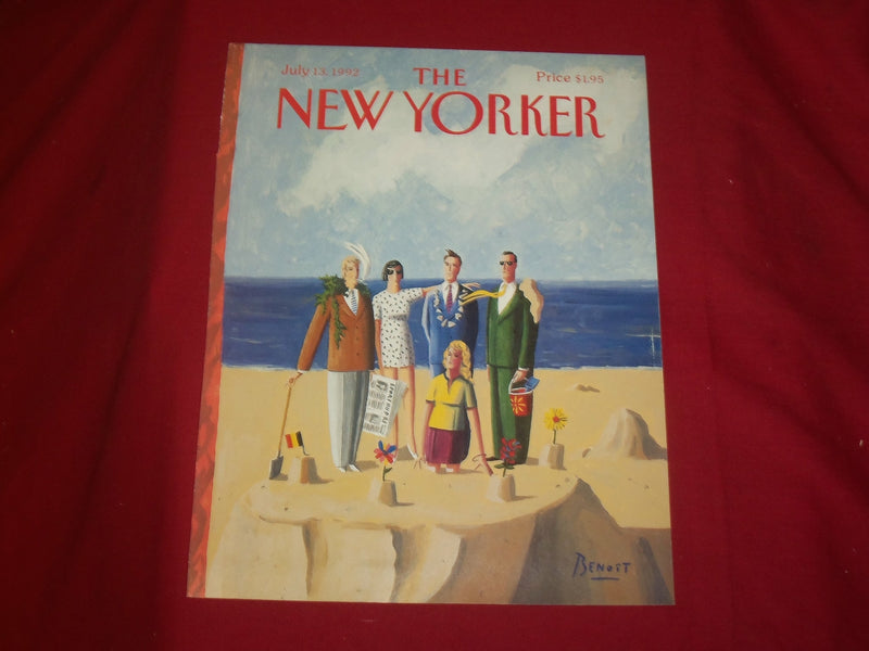 1992 JULY 13 NEW YORKER MAGAZINE FRONT COVER ONLY - GREAT ART FOR FRAMING