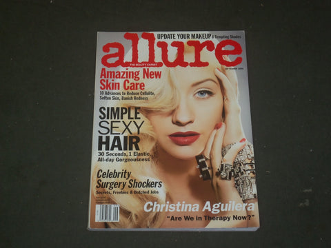2006 SEPTEMBER ALLURE MAGAZINE - CHRISTINA AGUILERA COVER - B 1463