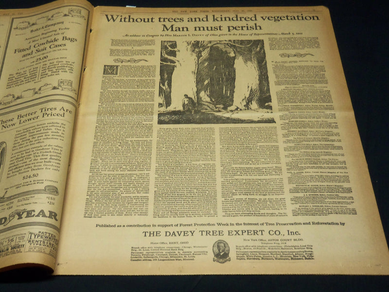 1921 MAY 25 NEW YORK TIMES - OUIMET AND EVANS BEATEN - JONES WINS - NT 8597