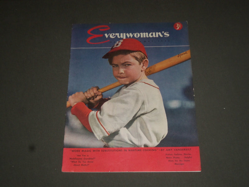 1942 MAY EVERYWOMAN'S MAGAZINE - GREAT COVER, PHOTOS, STORIES AND ADS - SP 7732