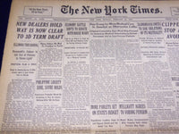 1940 FEBRUARY 26 NEW YORK TIMES - NEW DEALERS 3D TERM CLEAR - NT 2941