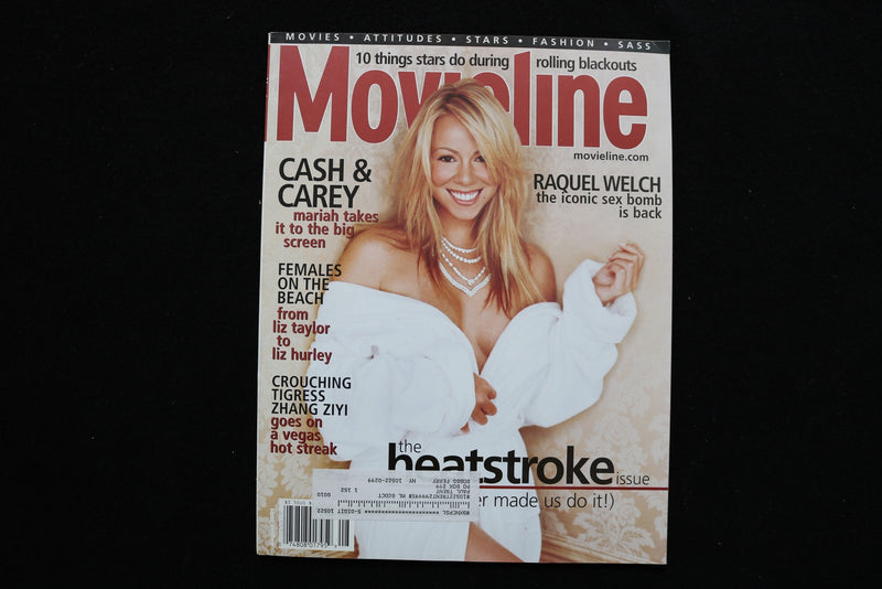 2001 AUGUST MOVIELINE MAGAZINE - MARIAH CAREY COVER - E 25200