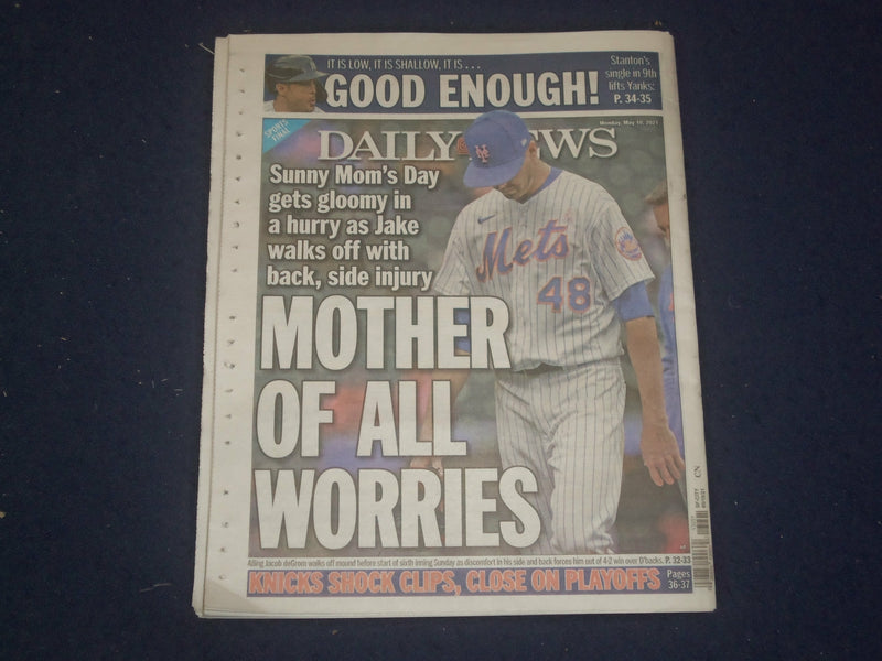 2021 MAY 10 NEW YORK DAILY NEWS NEWSPAPER -DERBY'S MEDINA SPIRIT FAILS DRUG TEST