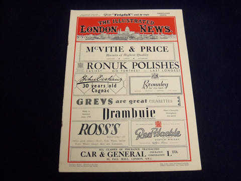1950 SEPTEMBER 30 ILLUSTRATED LONDON NEWS MAGAZINE - WOLMI ISLAND COVER - E 8150