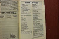 1984 THE CYCLISTS' YELLOW PAGES - 5TH EDITION - SOFTCOVER BOOK - K 3181