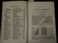 1846 WELCH'S IMPROVED AMERICAN ARITHMETIC BOOK COMPILED BY OLIVER WELCH - K 2195