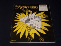 1950 APRIL THE SYRACUSAN MAGAZINE - NICE ILLUSTRATED FRONT COVER - E 4783