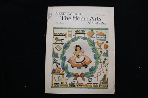 1933 DEC NEEDLECRAFT MAGAZINE - GEORGIANA BROWN HARBESON - GIRL COVER - E 9941