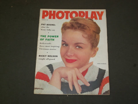 1958 JANUARY PHOTOPLAY MAGAZINE - DEBBIE REYNOLDS COVER - M 245