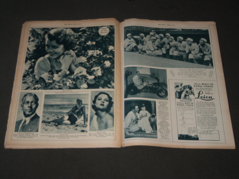 1932 JULY 2 MID-WEEK PICTORIAL MAGAZINE SECTION -SHARKEY SCHMELING FIGHT- J 3233