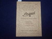 1936 ABIGAIL DIRECTIONS FOR MAKING BEDSPREADS OF OLD QUILT DESIGNS - J 9474