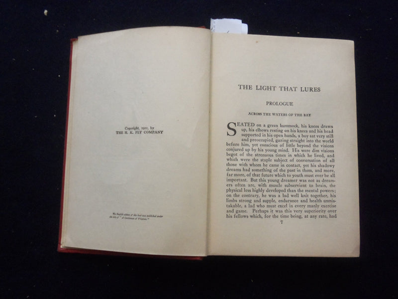 1911 THE LIGHT THAT LURESHARDCOVER BOOK BY PERCY J. BREBNER - KD 8453