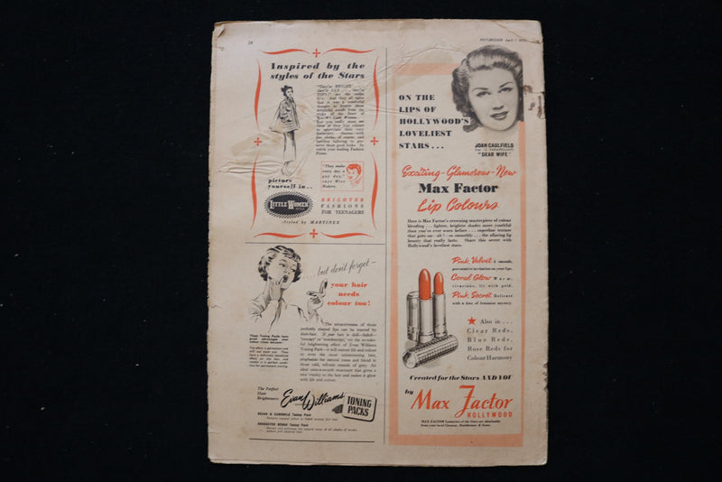 1950 APRIL 1 PICTUREGOER MAGAZINE - BING CROSBY COVER - E 26029