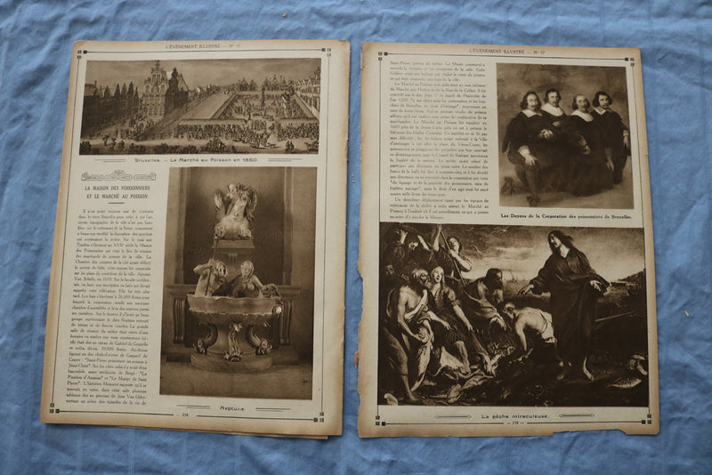 1916 MARCH 25 L'EVENEMENT MAGAZINE-EN HOLLANDE DES PROJECTILES- FRENCH - NP 8649