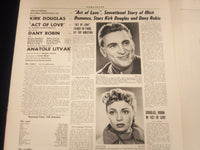 1953 ACT OF LOVE MOVIE PRESS BOOK STARRING KIRK DOUGLAS & DANY ROBIN - P 5