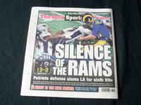 2019 FEBRUARY 4 NEW YORK POST NEWSPAPER - NEW ENGLAND PATRIOTS WIN SUPER BOWL