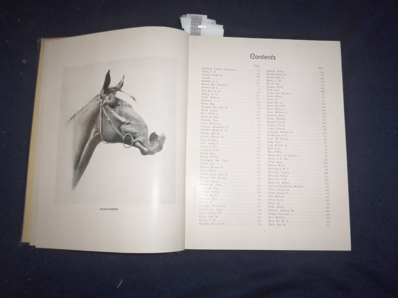 1947 WHO'S WHO IN THOROUGHBRED RACING VOL. II HARDCOVER BOOK -NED WELCH- KD 8163