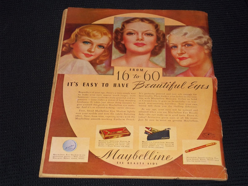 1940 SCREEN ALBUM MAGAZINE - JOAN BENNETT FRONT COVER - E 16499