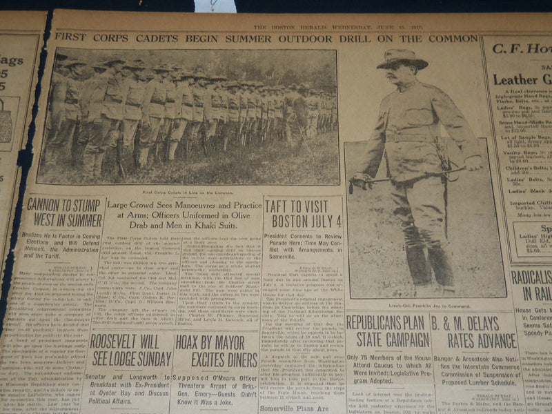 1910 JUNE 15 THE BOSTON HERALD - KELIHER CASE GOES TO JURY TOMORROW - BH 351