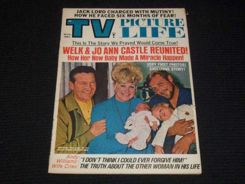 1970 AUGUST TV PICTURE LIFE MAGAZINE - WELK & JO ANN CASTLE COVER - E 16226