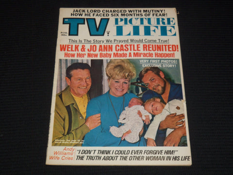 1970 AUGUST TV PICTURE LIFE MAGAZINE - WELK & JO ANN CASTLE COVER - E 16226