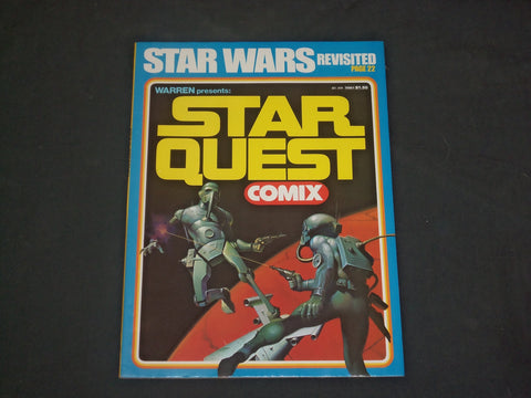 1978 OCTOBER STAR QUEST COMIX MAGAZINE - STAR WARS REVISITED - B 4929