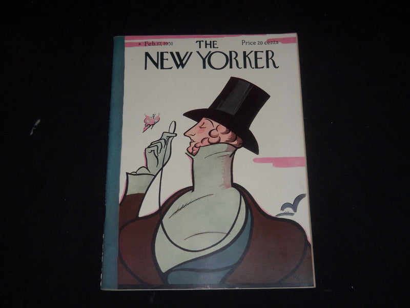 1951 FEBRUARY 17 THE NEW YORKER MAGAZINE - ILLUSTRATED COVER - NY 403
