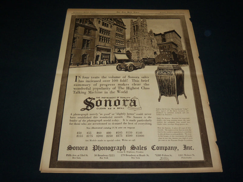 1917 NOVEMBER 18 NEW YORK TIMES ROTO PICTURE SECTION - LENINE & TROTZKY- NT 9374