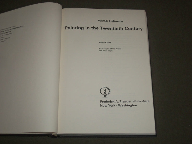 1966 PAINTING IN THE TWENTIETH CENTURY BOXED SET BY WERNER HAFTMANN - KD 4525