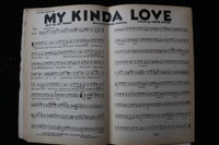 1929 MY KINDA LOVE MUSICAL SCORE MULTIPLE INSTRUMENTS-ROBBINS PUBLICATION-K 2934