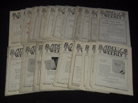 1917-1929 ABEL'S PHOTOGRAPHIC WEEKLY MAGAZINE LOT OF 24 ISSUES - O 3074H