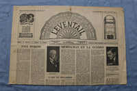 1945 FEB 25 L'EVENTAIL NEWSPAPER - HEMINGWAY ET LA GUERRE - FRENCH - NP 9205