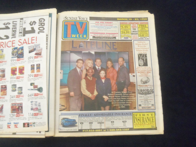 1998 MAR 15 THE SUNDAY VOICE NEWSPAPER -WILKES-BARRE, PA -SADDAM HUSSEIN-NP 6161
