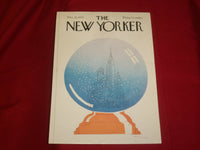 1975 DECEMBER 22 NEW YORKER MAGAZINE FRONT COVER ONLY - GREAT ART FOR FRAMING