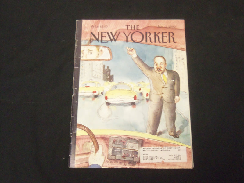 2000 JANUARY 17 THE NEW YORKER MAGAZINE - ILLUSTRATED COVER - NY 2046