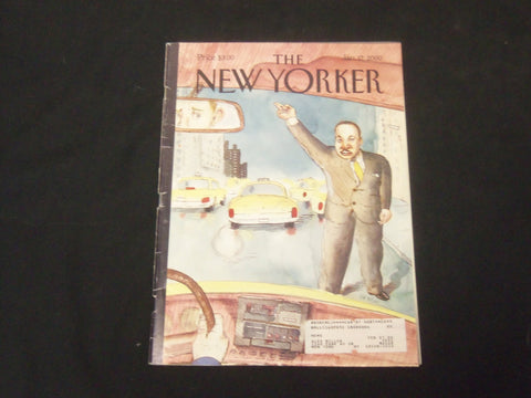 2000 JANUARY 17 THE NEW YORKER MAGAZINE - ILLUSTRATED COVER - NY 2046