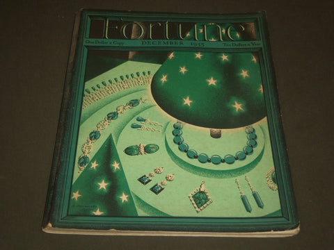 1935 DECEMBER FORTUNE MAGAZINE - GREAT COVER & ADS - F 70