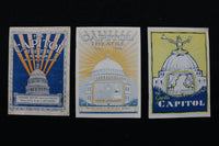 1922-1928 THE CAPITOL THEATRE MOVIE PROGRAMS - LOT OF 3 - JOHN GILBERT - K 1956