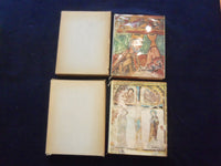 1956-58 ROUSSILLON & VAL DE LOIRE ROMAN HARDCOVER BOOKS BOXED LOT OF 2 - KD 8317